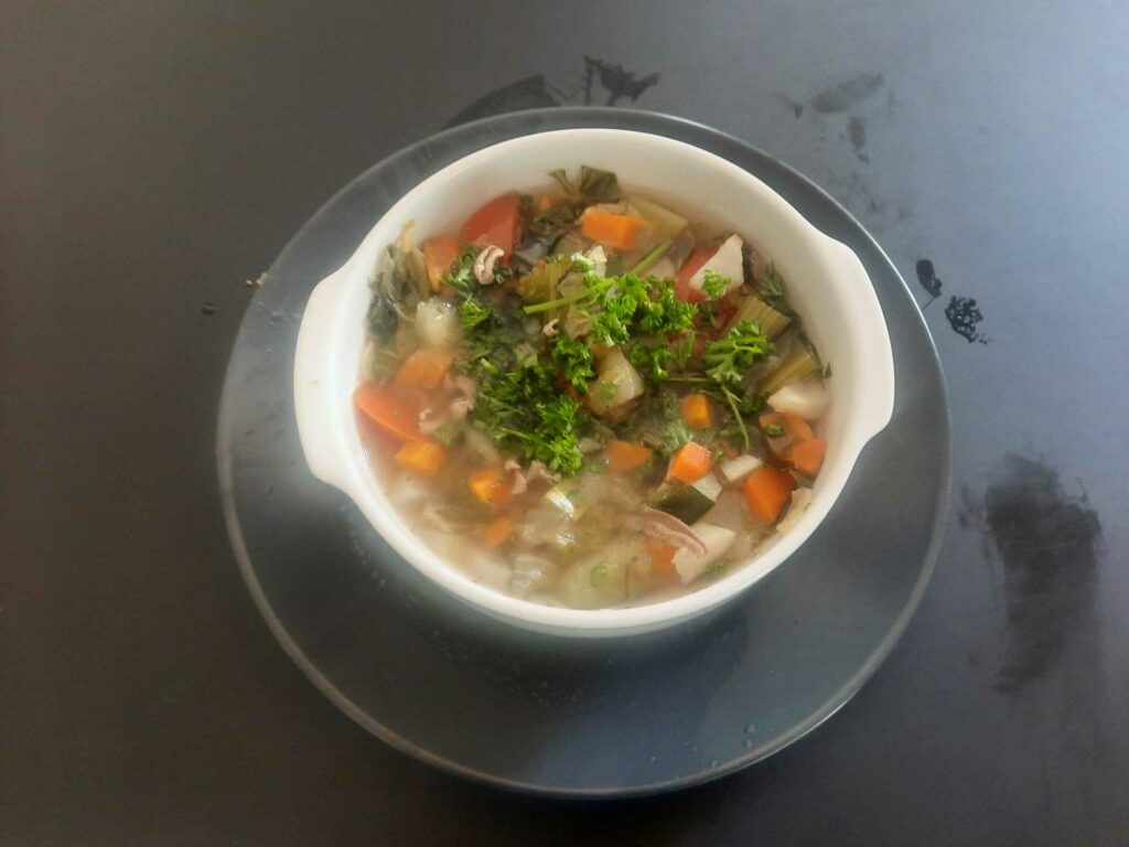 bouillon de légumes vitaminé